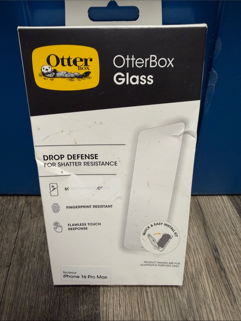 OtterBox Glass Screen Protector - White and Black Packaging
